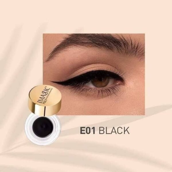 IMAGIC PROfessional Gel Eyeliner Waterproof E01 Black - Image 2